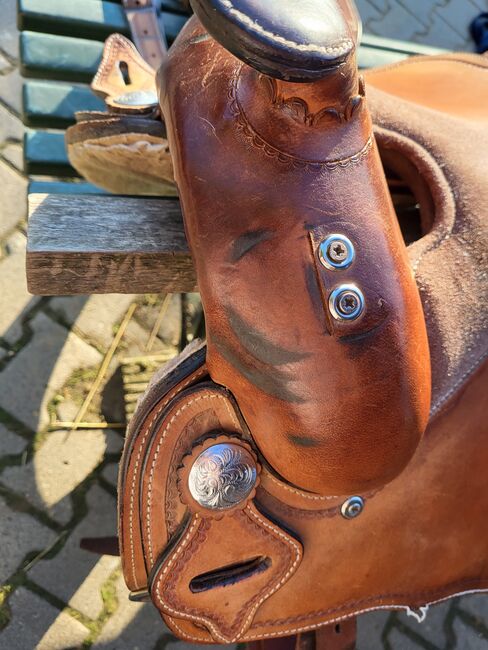 Westernsattel Braun breit weicher Sitz, Melanie , Western Saddle, Mönchengladbach , Image 6