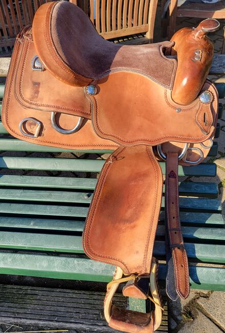 Westernsattel Braun breit weicher Sitz, Melanie , Western Saddle, Mönchengladbach , Image 7