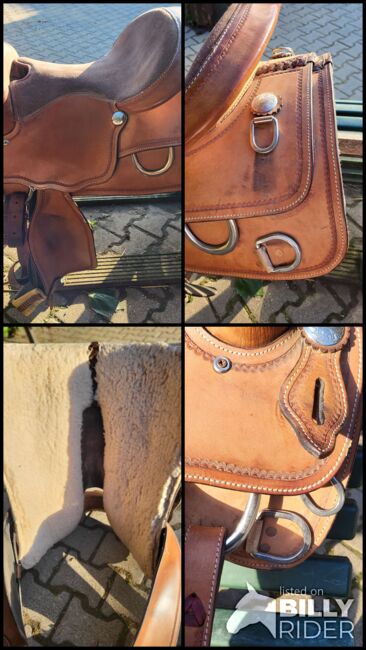 Westernsattel Braun breit weicher Sitz, Melanie , Western Saddle, Mönchengladbach , Image 13