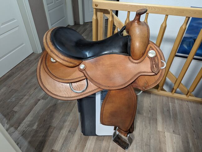 Westernsattel von Ralf Dinsinger mit XFull Flex-Baum, Ralf Dinsinger custom by AK Sattlery, Martina , Western Saddle, Cremlingen, Image 5