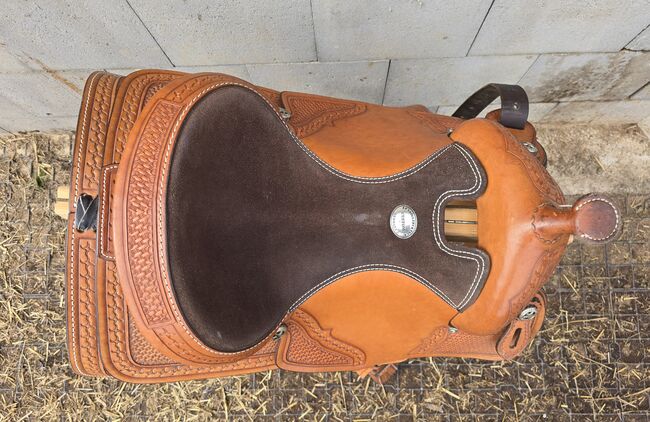 Western Sattel Westernsattel Cognac Full Quarter, Gustom Germany ES SADDLERY & TACK , Nicole Baumgärtel , Siodło westernowe , Ronneburg , Image 9
