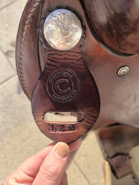 Westernsattel Continental 125, Continental  125, Claudia Hotter, Western Saddle, Niederbreitenbach, Image 5