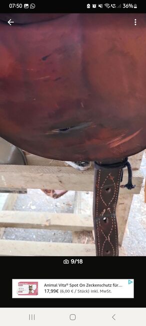Westernsattel Continental Roundskirt + 2x Pads, Continental , Sina, Western Saddle, Dingolfing, Image 8