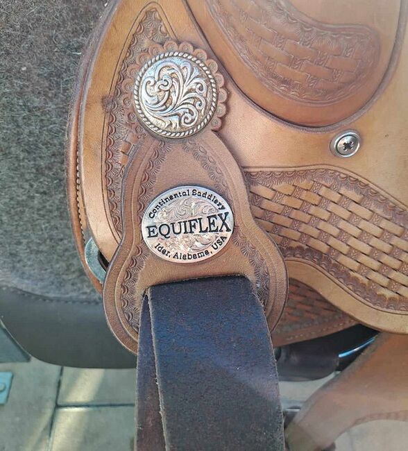 Westernsattel Continental Saddlery Equiflex mit der Baumnummer 46, Continental Saddlery Equiflex, Claudia Zenke, Western Saddle, Frankenthal, Image 4