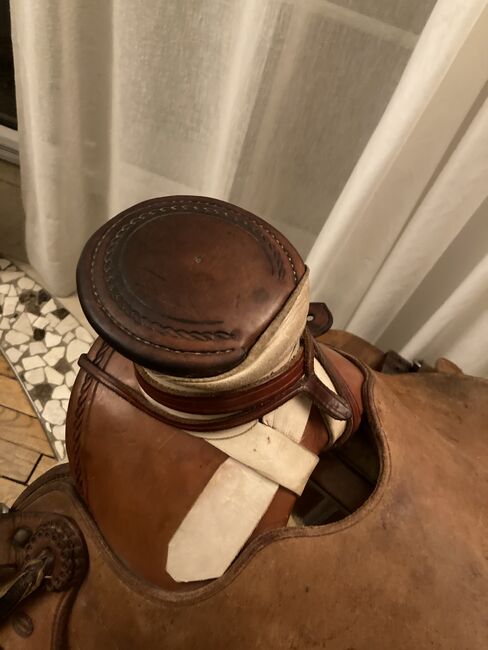 Westernsattel Custom Made Wade Arbeitssattel Backyard Saddlery Fritz Riedl 15“, Fritz Riedl Backyard Saddlery , Niki, Western Saddle, Bad Mergentheim