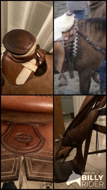 Westernsattel Custom Made Wade Arbeitssattel Backyard Saddlery Fritz Riedl 15“, Fritz Riedl Backyard Saddlery , Niki, Western Saddle, Bad Mergentheim, Image 20