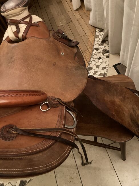 Westernsattel Custom Made Wade Arbeitssattel Backyard Saddlery Fritz Riedl 15“, Fritz Riedl Backyard Saddlery , Niki, Western Saddle, Bad Mergentheim, Image 12