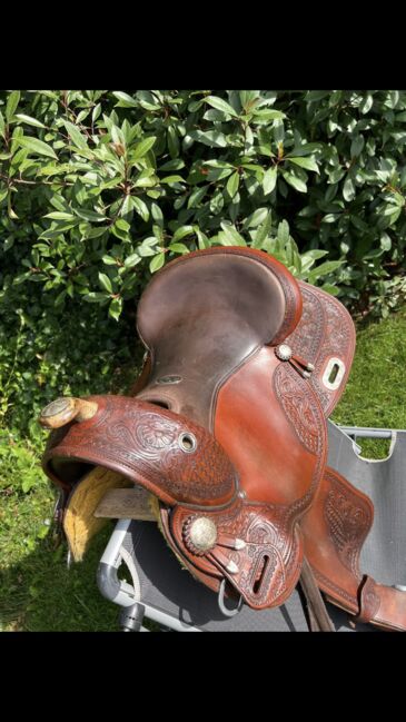 Westernsattel D&P, Deuber und Partner  Ultraflex Western Dressage , Gina Fessel , Western Saddle, Quedlinburg , Image 2