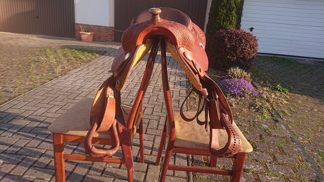 Westernsattel DD 16" FQ, Double Dee, Freya, Western Saddle, Sonnenstein, Image 2