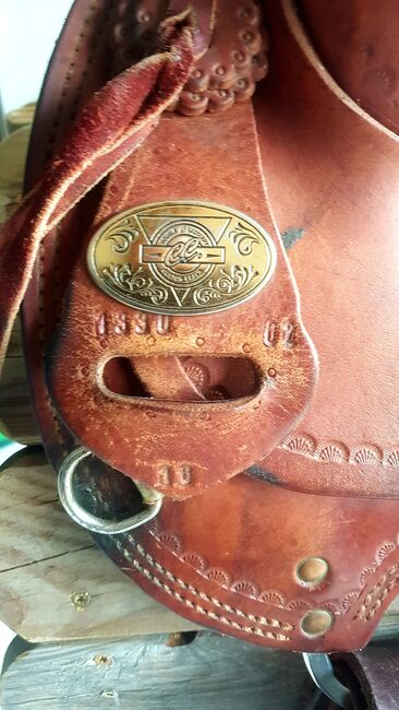 Westernsattel Deuber 02 1330 14kg, Deuber / Double saddlery/CC custom brand  02 1330 , RA, Western Saddle, Holzminden , Image 8