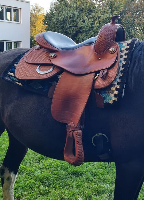 Westernsattel Deuber & Partner Flex Fit Vario 2213, Deuber & Partner Equitation Trainer Flex Fit Vario, Christina Hieber , Western Saddle, Günzburg, Image 3