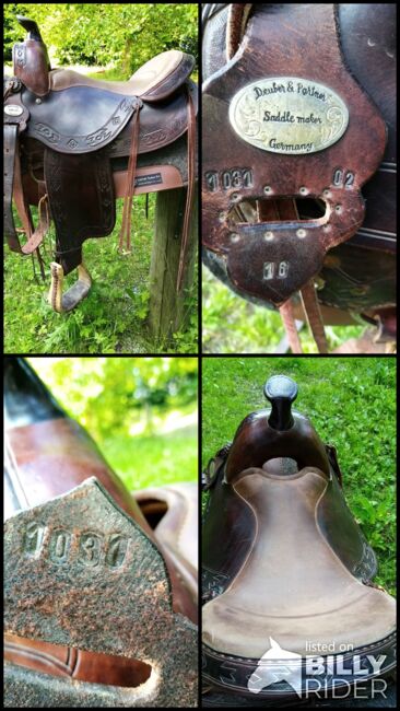 Westernsattel Deuber & Partner Trail Rider 1031 K02 mit Apache Punzierung, DEUBER & Partner  Trail Rider, ANGELA , Western Saddle, Tiefenbach, Image 10