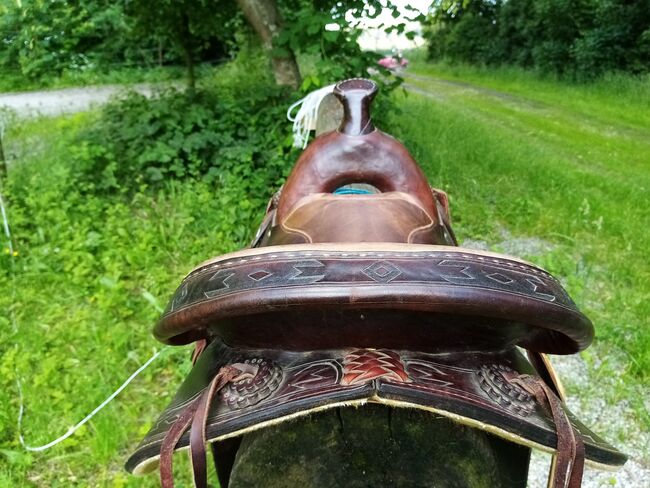 Westernsattel Deuber & Partner Trail Rider 1031 K02 mit Apache Punzierung, DEUBER & Partner  Trail Rider, ANGELA , Western Saddle, Tiefenbach, Image 5