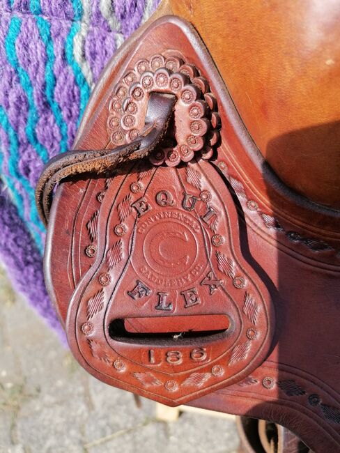 Westernsattel Equiflex Continental 186 XXL sehr breit & kurz, Equiflex  186, Cowgirl , Western Saddle, Hahnstätten , Image 12