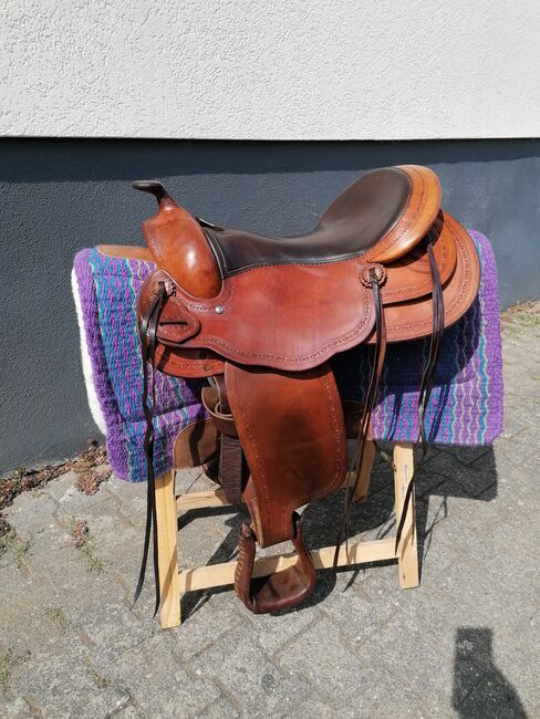 Westernsattel Equiflex Continental 186 XXL sehr breit & kurz, Equiflex  186, Cowgirl , Western Saddle, Hahnstätten 