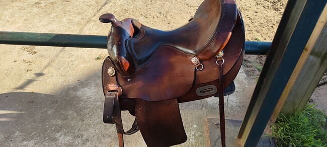 Westernsattel zu verkaufen 17,5 Zoll, TripleHorn, Tinkerliebe , Western Saddle, Hamminkeln, Image 5