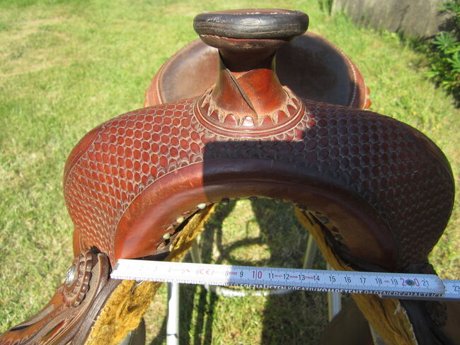 Westernsattel für breite Pferde zu verkaufen, EE Saddlery + Tack, Jutta Bunk, Western Saddle, Welle, Image 8