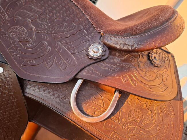 Westernsattel, Handgefertigt, Konrad, Western Saddle, Steinhaus, Image 2