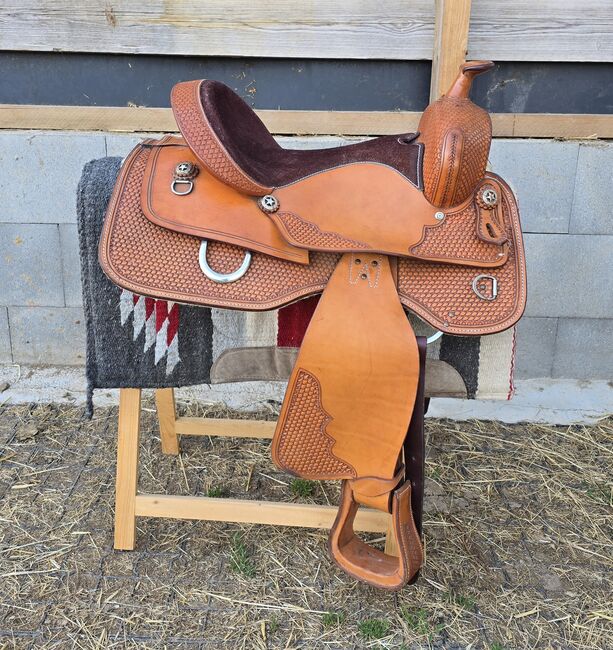 Western Sattel Western Imports Basket Reiner Pad Gurt Vorderzeug, Western Imports  Basket Reiner , Nicole Baumgärtel , Western Saddle, Ronneburg , Image 3