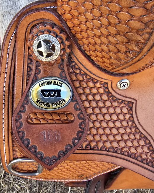 Western Sattel Western Imports Basket Reiner Pad Gurt Vorderzeug, Western Imports  Basket Reiner , Nicole Baumgärtel , Western Saddle, Ronneburg , Image 4