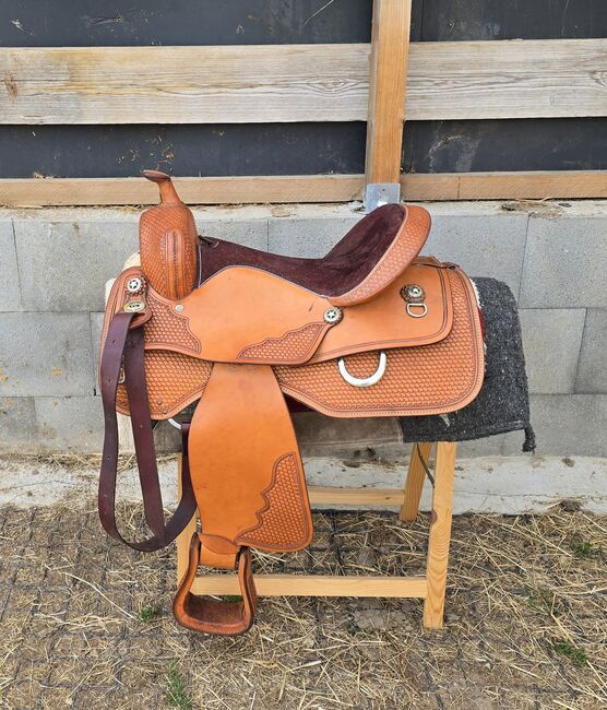 Western Sattel Western Imports Basket Reiner Pad Gurt Vorderzeug, Western Imports  Basket Reiner , Nicole Baumgärtel , Western Saddle, Ronneburg 
