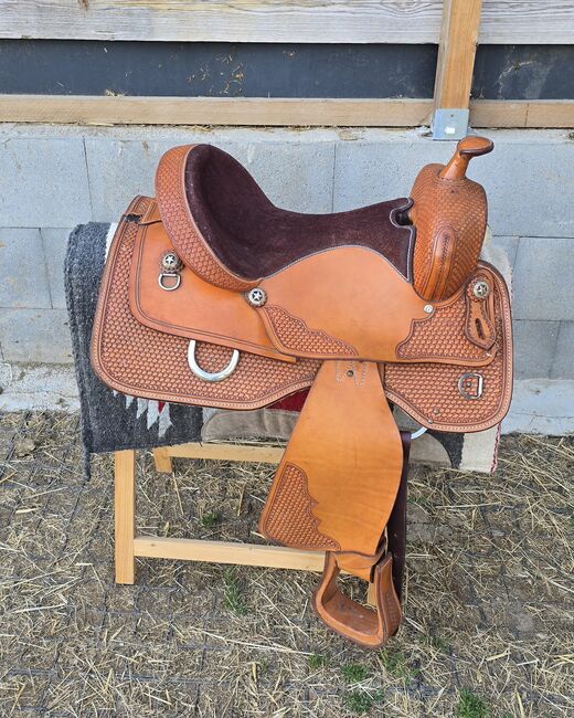 Western Sattel Western Imports Basket Reiner Pad Gurt Vorderzeug, Western Imports  Basket Reiner , Nicole Baumgärtel , Western Saddle, Ronneburg , Image 15