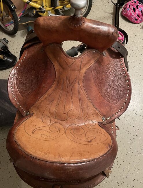 Sehr gut erhaltener Westernsattel + Zubehör, Celine Ranft, Western Saddle, Zschopau, Image 4