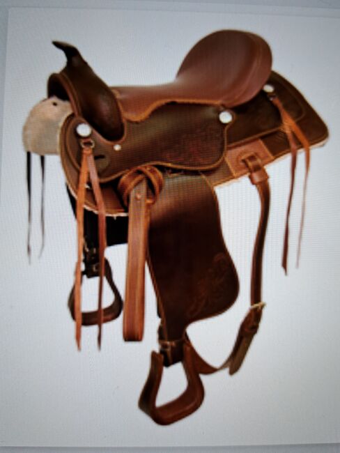 Westernsattel, Kerbel  Westernsattel aus geöltem Leder, Ivonne Werthschulte , Western Saddle, Lippstadt , Image 5