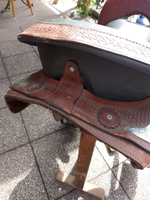 Neuwertiger Westernsattel Leder von A & M 1170, A & M 1170, Markus Bolz , Western Saddle, Windeck, Image 5