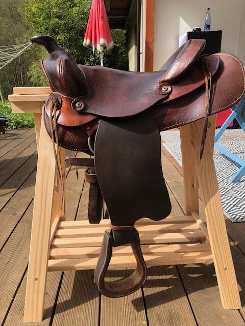 Westernsattel, no name, Weiss, Western Saddle, Ramberg, Image 2