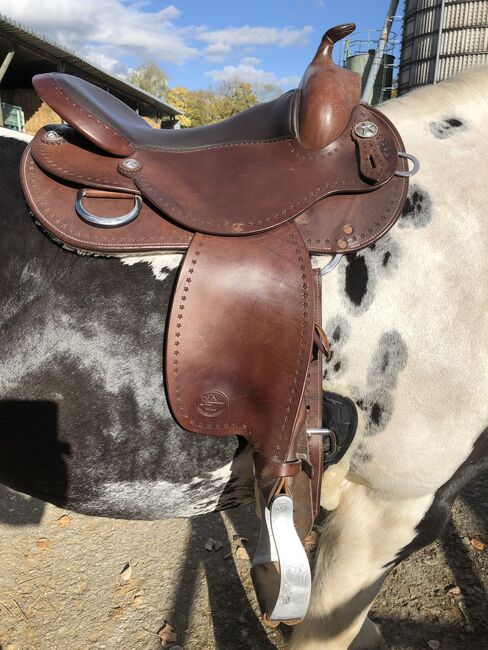 Westernsattel +Pad+Gurt, R.Drinsinger, Sattler Handmade Premium M7, Ela, Western Saddle, Empfingen , Image 2