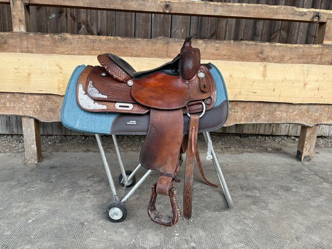Westernsattel Reiningsattel Continental FQ 16“, Continental  Reiningsattel Nr. 183, Cynthia , Western Saddle, Lichtenfels , Image 2