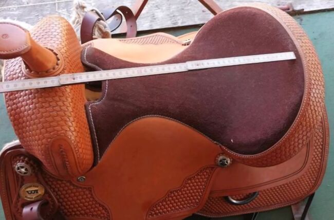 Western Sattel Reining Westernsattel Western Imports Basket Reiner Pad Gurt Vorderzeug, Western Imports  Basket Reiner , Nicole Baumgärtel , Western Saddle, Ronneburg , Image 15
