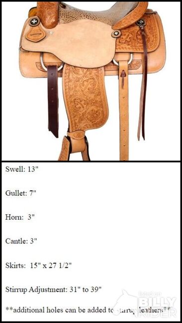 Westernsattel Roper, Circle Saddlery Roper, Laura, Western Saddle, Erl, Image 3