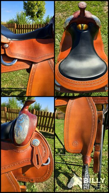 Westernsattel Show-Sattel – High Horse Saddle Handmade by Stefan Luchmann – neuwertig!, High Horse Saddle Custom Made, Katja Elias, Western Saddle, Hünfelden, Image 13