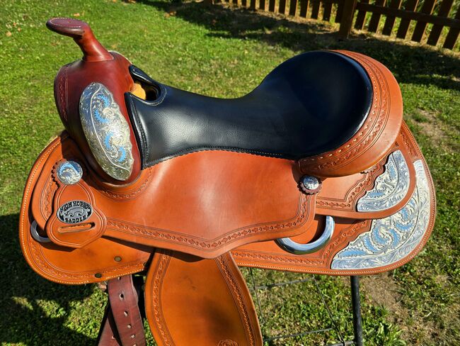 Westernsattel Show-Sattel – High Horse Saddle Handmade by Stefan Luchmann – neuwertig!, High Horse Saddle Custom Made, Katja Elias, Western Saddle, Hünfelden, Image 11