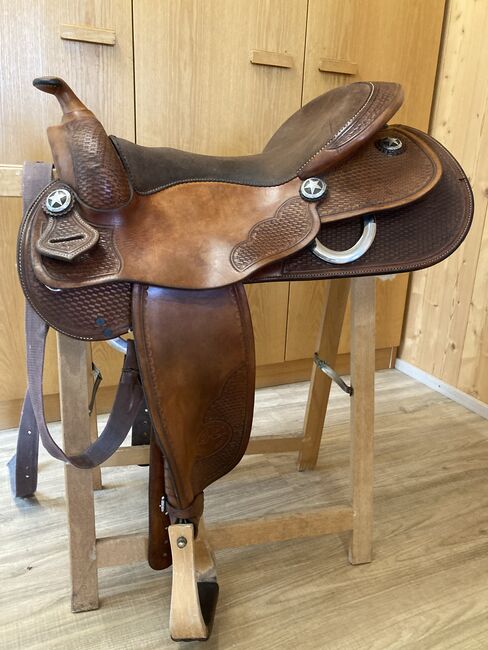 Westernasattel Tom Winter, Tom Winter Masssattel für Vollblutaraber, Hanny Ryser, Western Saddle, Huttw, Image 2