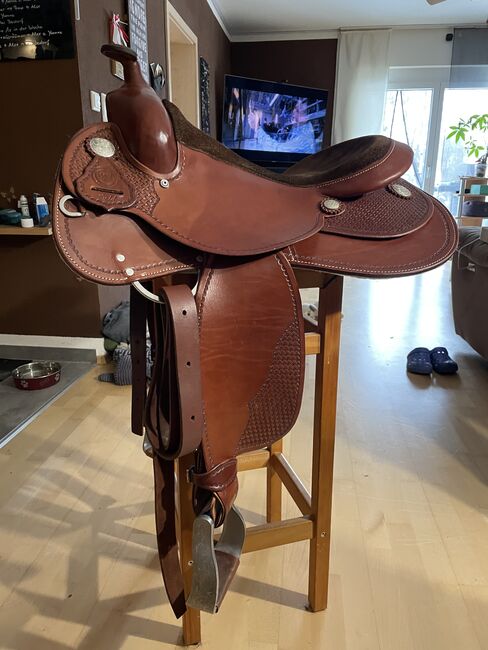 Westernsattel Tripple W Gold, Tripple W Gold, Yvonne Wendel, Western Saddle, Eckental