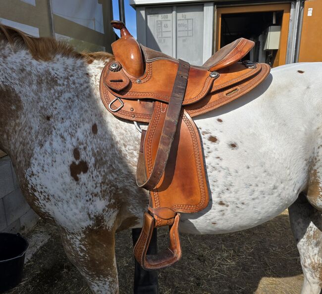 Western Sattel Westen Imports Roudskirt Semi Quarter Westernsattel, Western Imports  Roudskirt , Nicole Baumgärtel , Western Saddle, Ronneburg , Image 17
