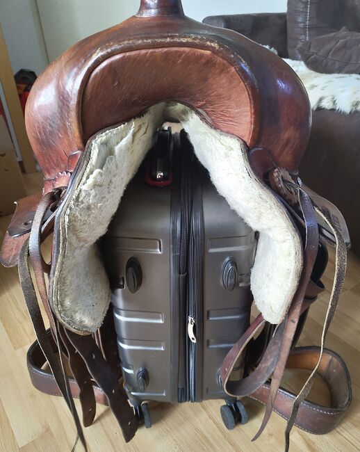 Westernsattel 16" / Arbeits-/ Roping-Sattel / mit Patina, Unbekannt  1795, Birgit, Western Saddle, Leipzig, Image 4