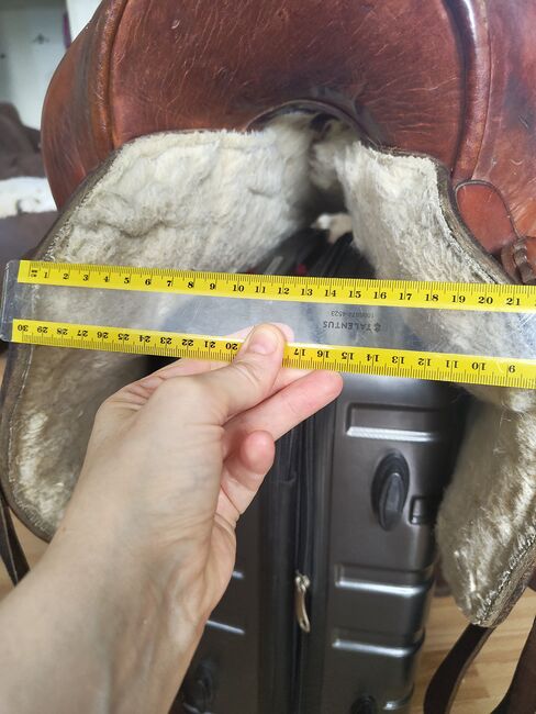 Westernsattel 16" / Arbeits-/ Roping-Sattel / mit Patina, Unbekannt  1795, Birgit, Western Saddle, Leipzig, Image 9