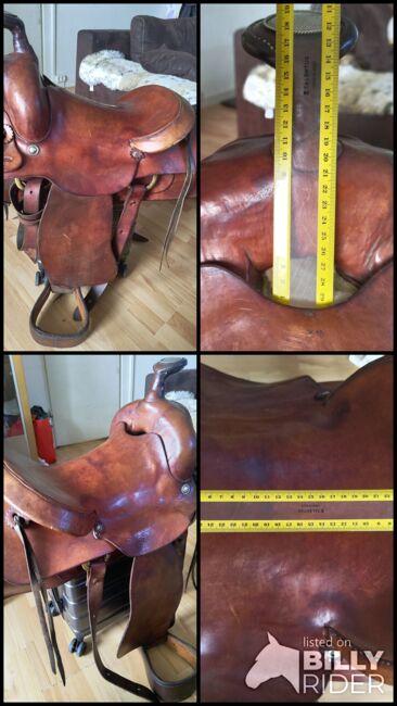 Westernsattel 16" / Arbeits-/ Roping-Sattel / mit Patina, Unbekannt 1795, Birgit, Western Saddle, Leipzig, Image 11
