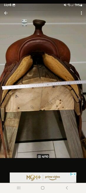 Westernsattel Deuber 02 1330 14kg, Deuber / Double saddlery/CC custom brand  02 1330 , RA, Western Saddle, Holzminden , Image 2