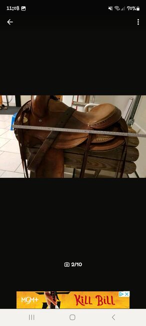 Westernsattel Deuber 02 1330 14kg, Deuber / Double saddlery/CC custom brand  02 1330 , RA, Western Saddle, Holzminden , Image 5