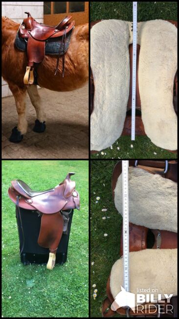 Westernsattel für kurze, breite Pferde (Haflinger/Pony/Fjordpferd etc.), Pferdesport Schwarz Sioux – Maßanfertigung, Melissa Fellinger, Western Saddle, Ditzingen, Image 8