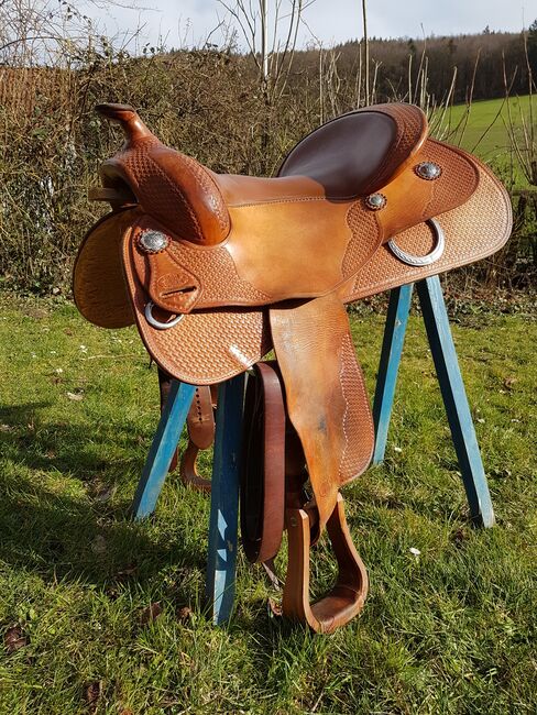 Westernsattel von Stegmann, Stegmann Iron Creek, Margit Vetter, Western Saddle, Fischbacht-Messbach