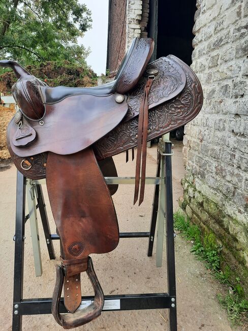 Sehr gut erhaltener Westernsattel, Jenny Mokosch, Western Saddle, Dinslaken