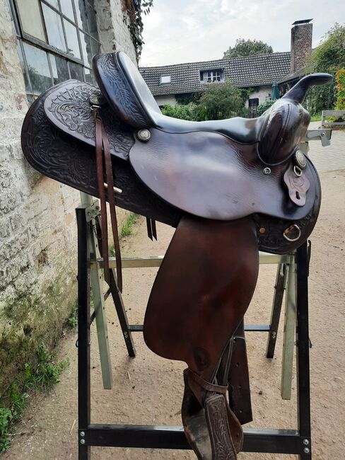 Sehr gut erhaltener Westernsattel, Jenny Mokosch, Western Saddle, Dinslaken, Image 5