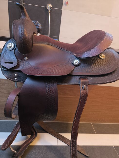 Westernsattel Top gepflegt, Melanie , Western Saddle, Todtenweis