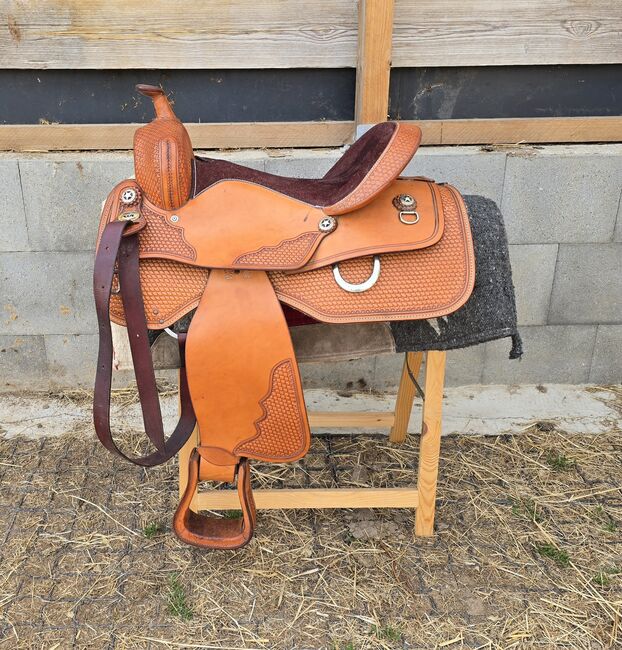 Western Sattel Western Imports Basket Reiner Pad Gurt Vorderzeug, Western Imports  Basket Reiner , Nicole Baumgärtel , Western Saddle, Ronneburg , Image 17